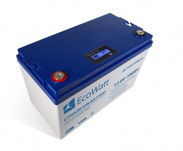 EcoWatt Lithium Batterie 12V 100Ah mit Display